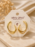 Elegant Gold Double Hoop Earrings ✨