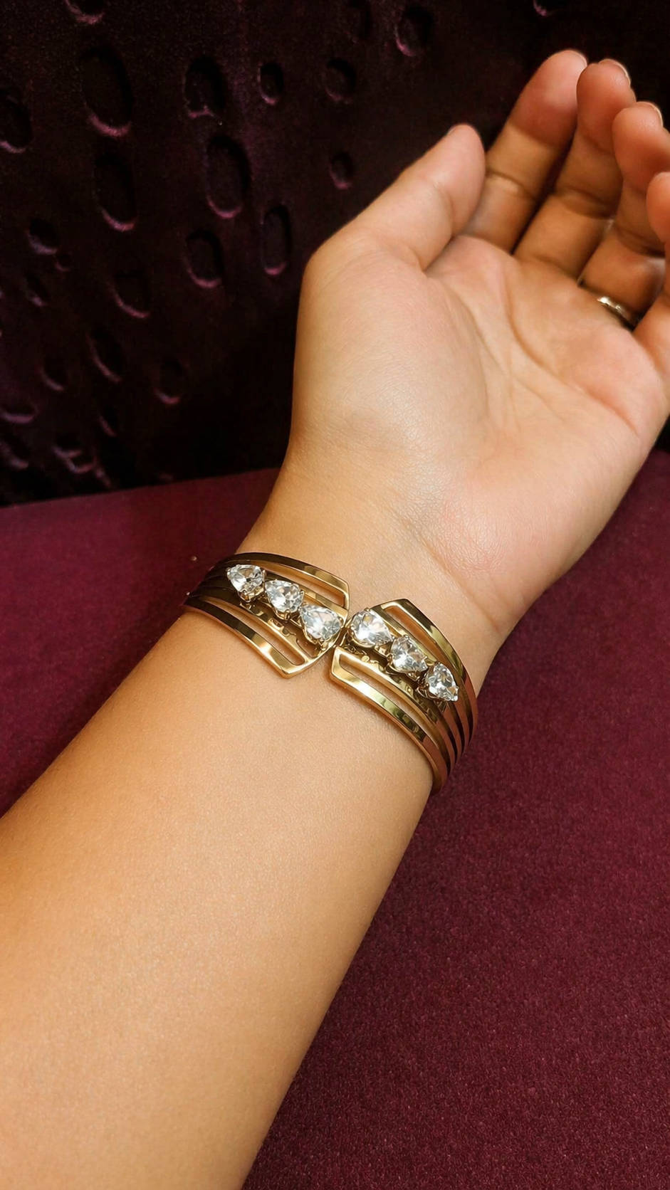Luxury Gold Crystal Bracelet
