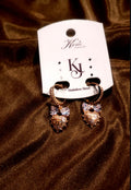 Cute Bow Heart Hoop Earrings for Women ✨
