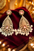 Luxury Pearl Drop Teardrop Statement Earrings  Product