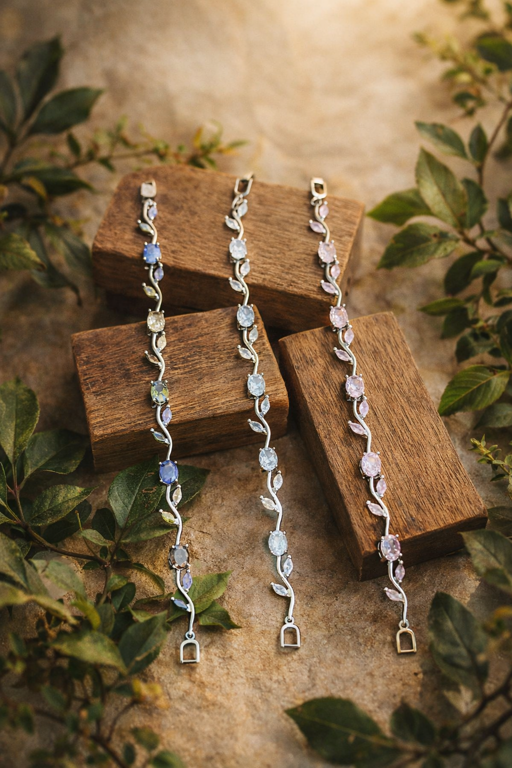 Elegant Tulip Flower Design Bracelet